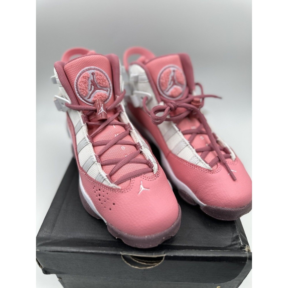 *NEW* Youth NIKE AIR Jordan 6 Rings J (GS)  CORAL CHALK (323419 616) Size 6